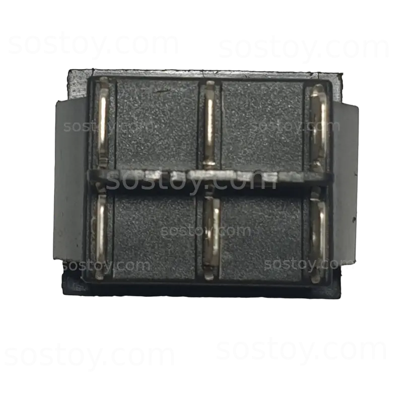 کلید ماشین شارژی سه حالته وسط خاموش شش پین 6pin - تصویر 3