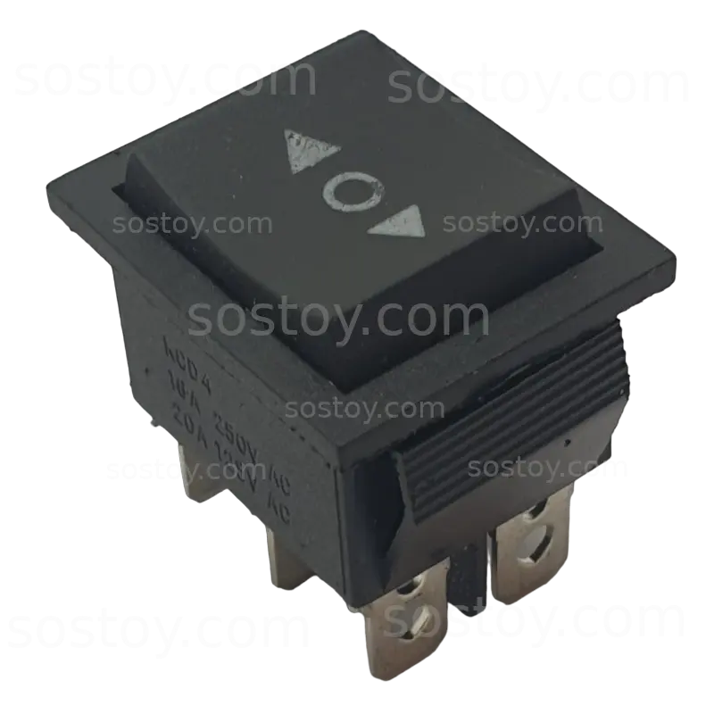 کلید ماشین شارژی سه حالته وسط خاموش شش پین 6pin - تصویر 5